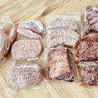 Assortment of vacuum sealed beef