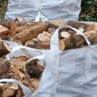 Large bags of fire wood
