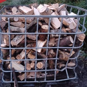 Large container of firewood