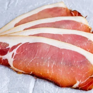 Sweet cured back rashers