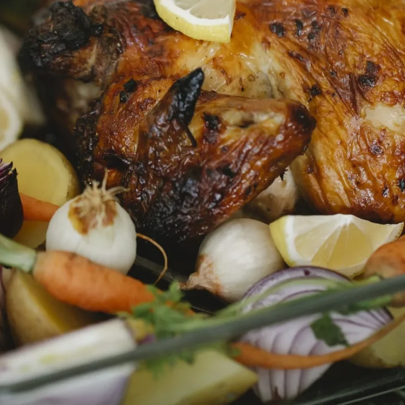 Roasted Chicken with vegetables
