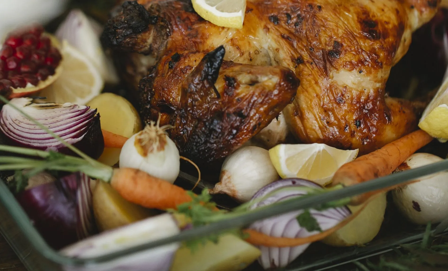 Roasted Chicken with vegetables